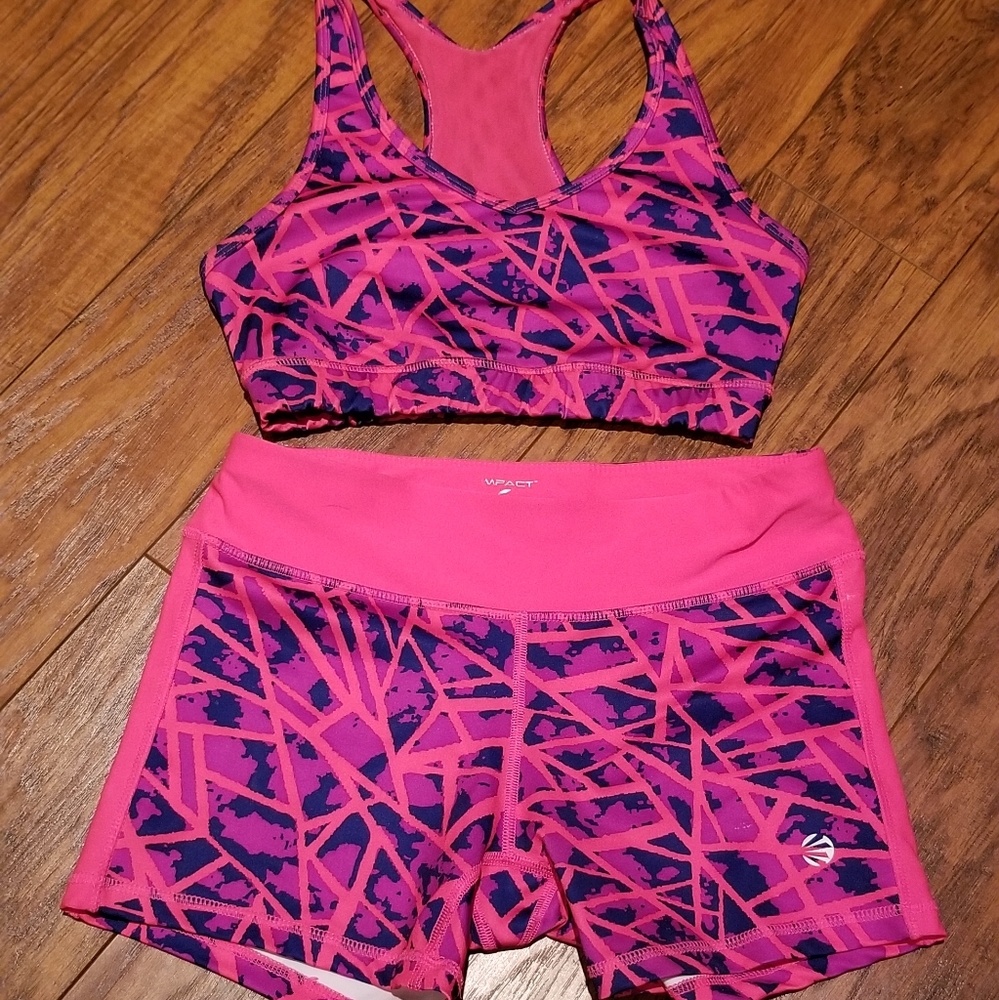 Matching Workout Exercise Outfit Set